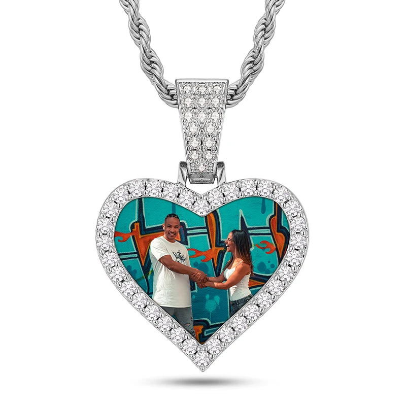 Their photo, set in silver. Worn close, every day.